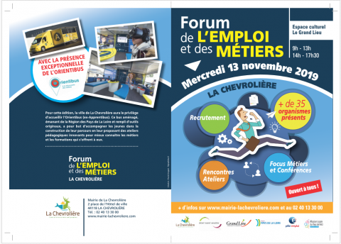 Forum de l'emploi et des métiers La Chevrolière 2019